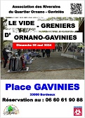 Organisation d’un vide-greniers dimanche 5 mai 2024 Place Gaviniès